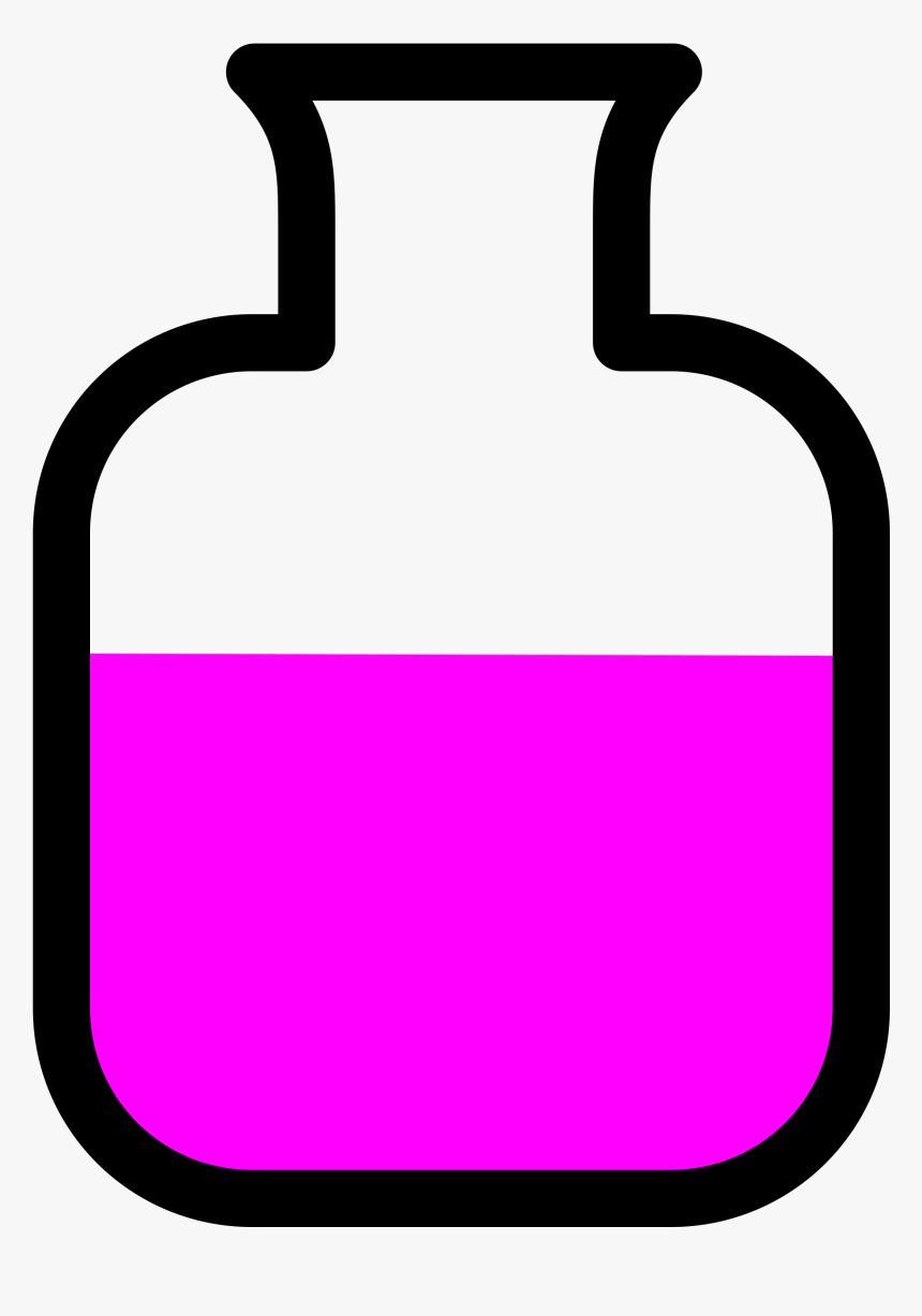 Bottle Clipart Science - Beaker Clipart, HD Png Download