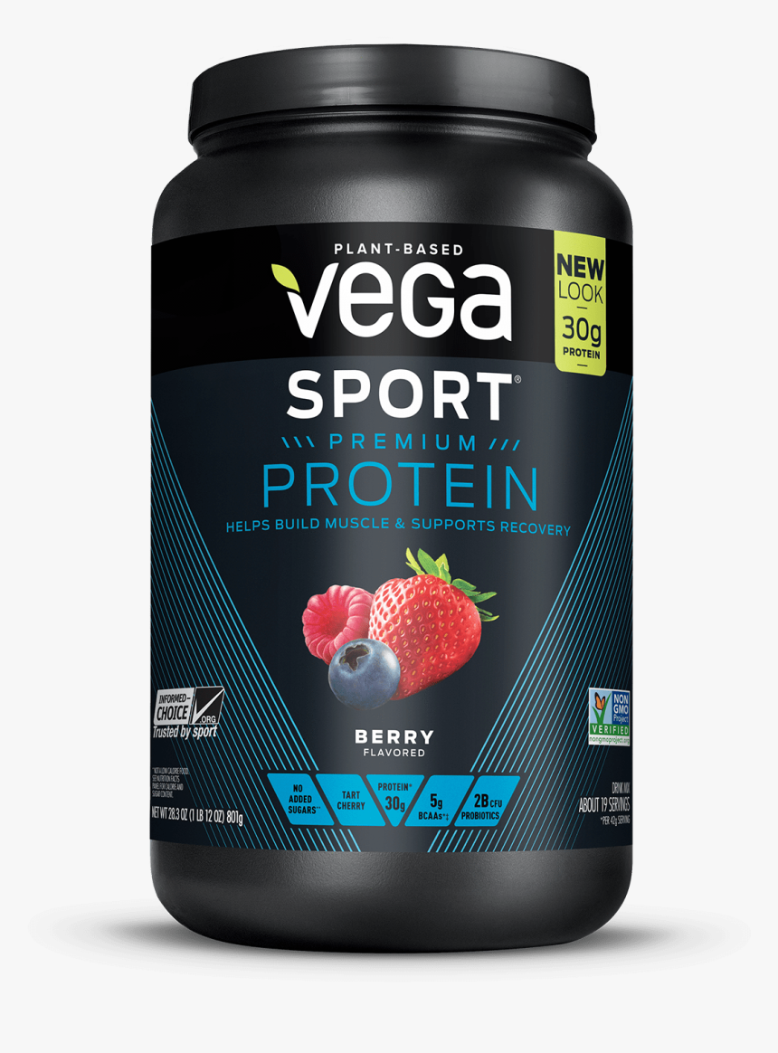 Vega Sport Premium Protein Berry Tub V - Vega One, HD Png Download