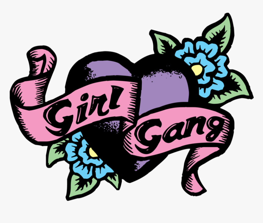 Girl Gang Special Edition Women S T Shirt - Hearts With Arrows And Names, HD Png Download