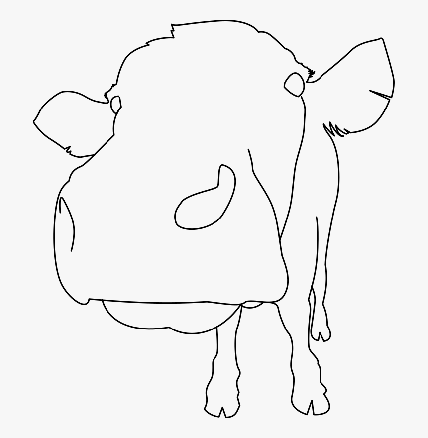 Vaca - Line Art, HD Png Download