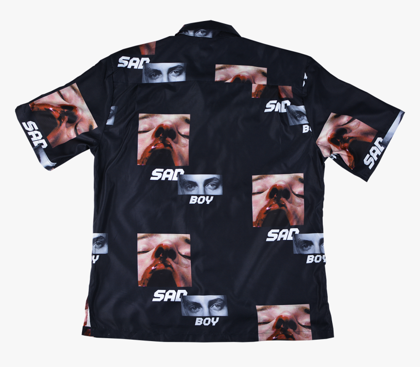 Sadboy Black Hawaiian Shirt , Png Download - Active Shirt, Transparent Png