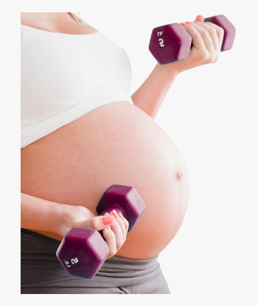 Transparent Pregnant Woman Png - Biceps Curl, Png Download