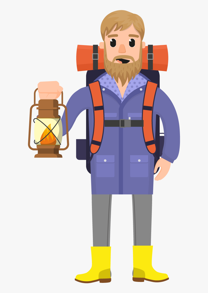 Travel Character - Tourist Cartoon Transparent, HD Png Download
