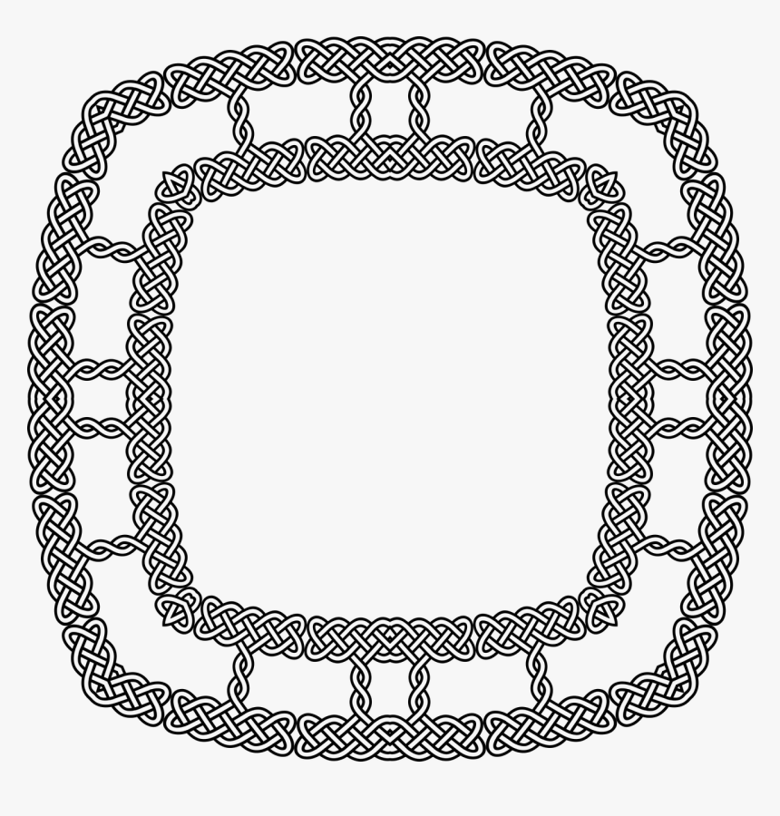 Ornate Nameplate Extended - Transparent Background Hollow Circle, HD Png Download