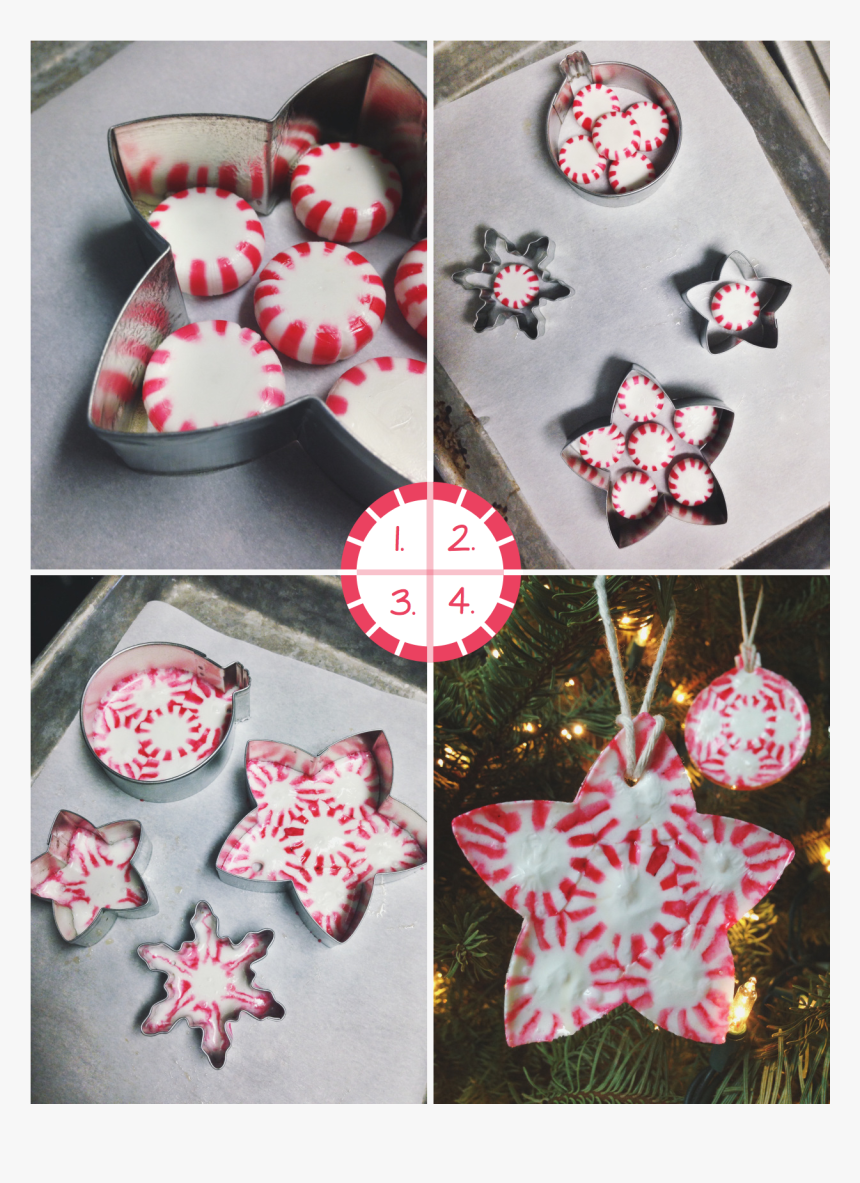 Peppermint Christmas Ornament Candies - Christmas Diy Decor, HD Png Download