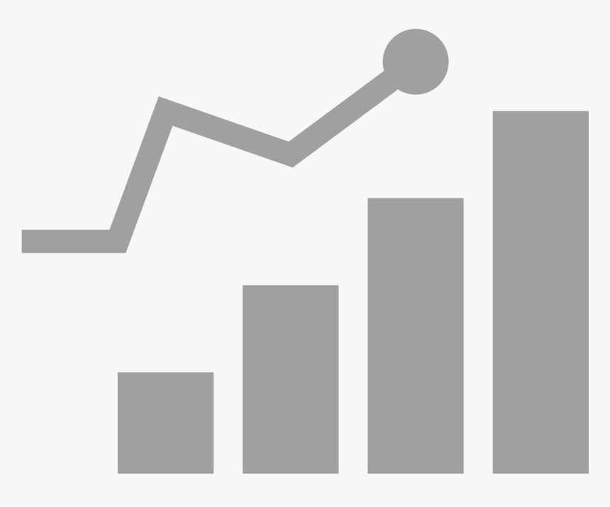 Bar Chart With Four Columns Showing Progression - Cell Signal Png, Transparent Png