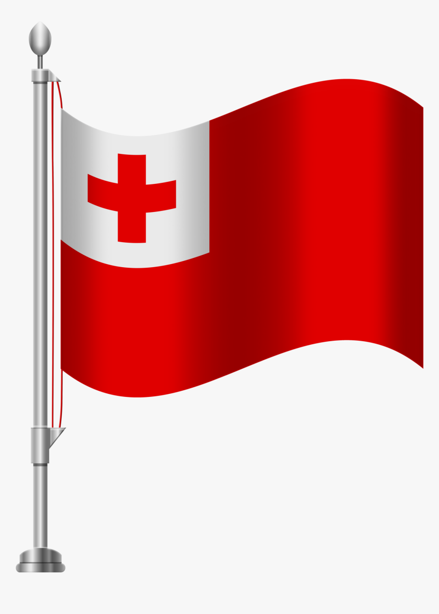 Tonga Flag Png Clip Art Clipart Image - Dominican Republic Flag Clipart, Transparent Png