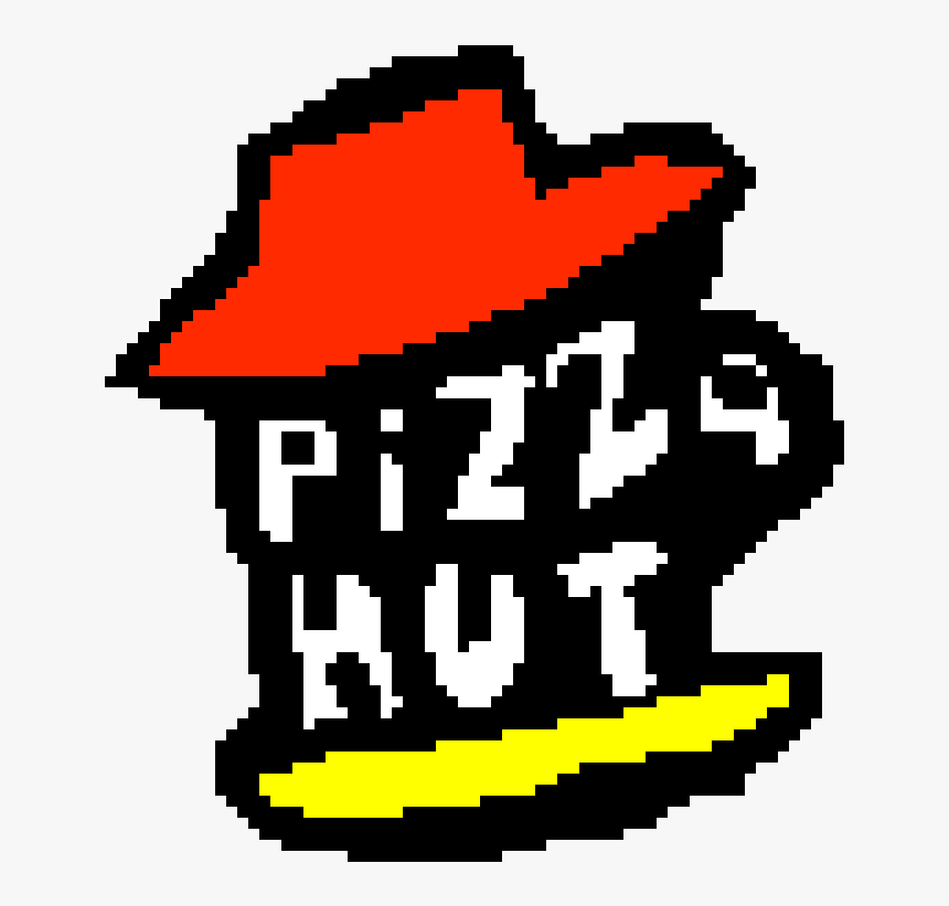 Logo Pizza Hut Pixel Art, HD Png Download