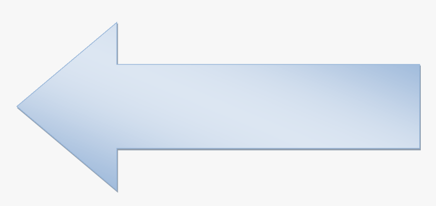 Left Arrow Blue Gradient - Display Device, HD Png Download
