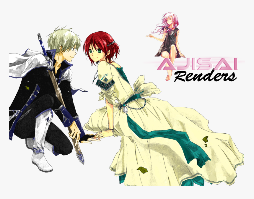 Render Couple Hinata Hyuga Naruto Uzumaki Animes Manga - Kagami No Shirayuki Hime, HD Png Download