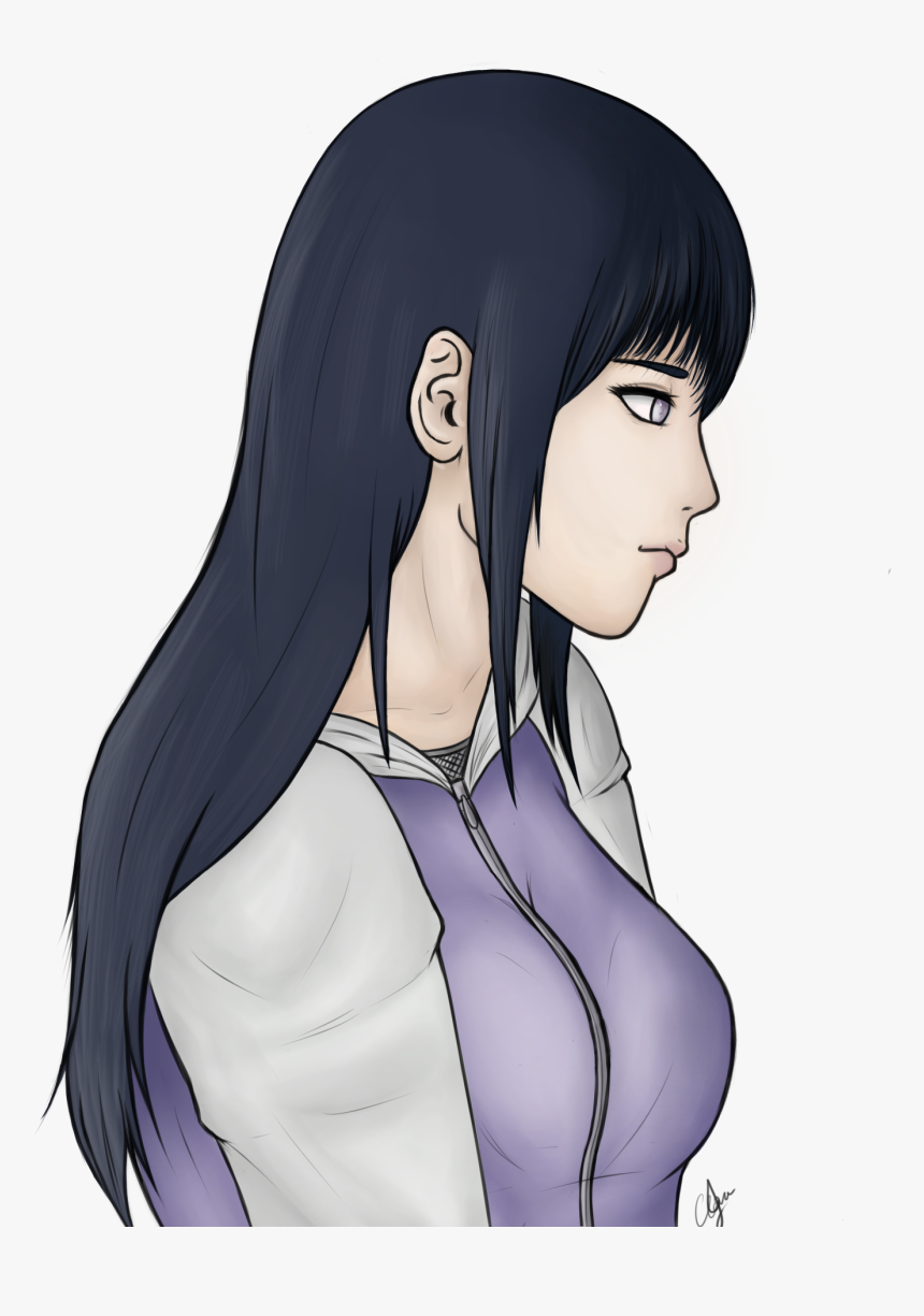 Hinata Hyuga , Png Download - Hinata Hyuga De Lado, Transparent Png