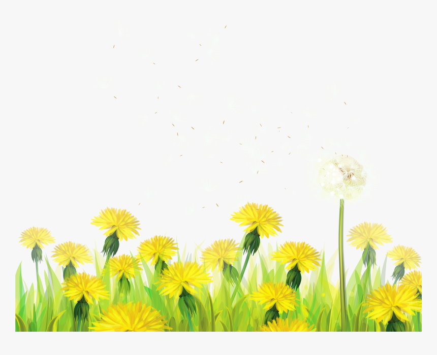 Blowing Dandelion Png , Png Download - Dandelions Clipart, Transparent Png
