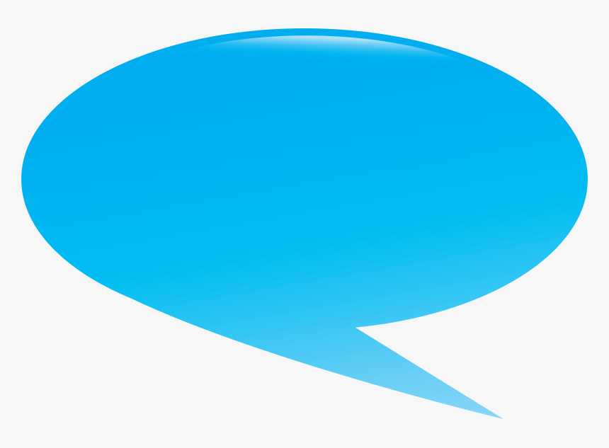 Transparent Dialogue Clipart - Dialogue Box Blue Png, Png Download