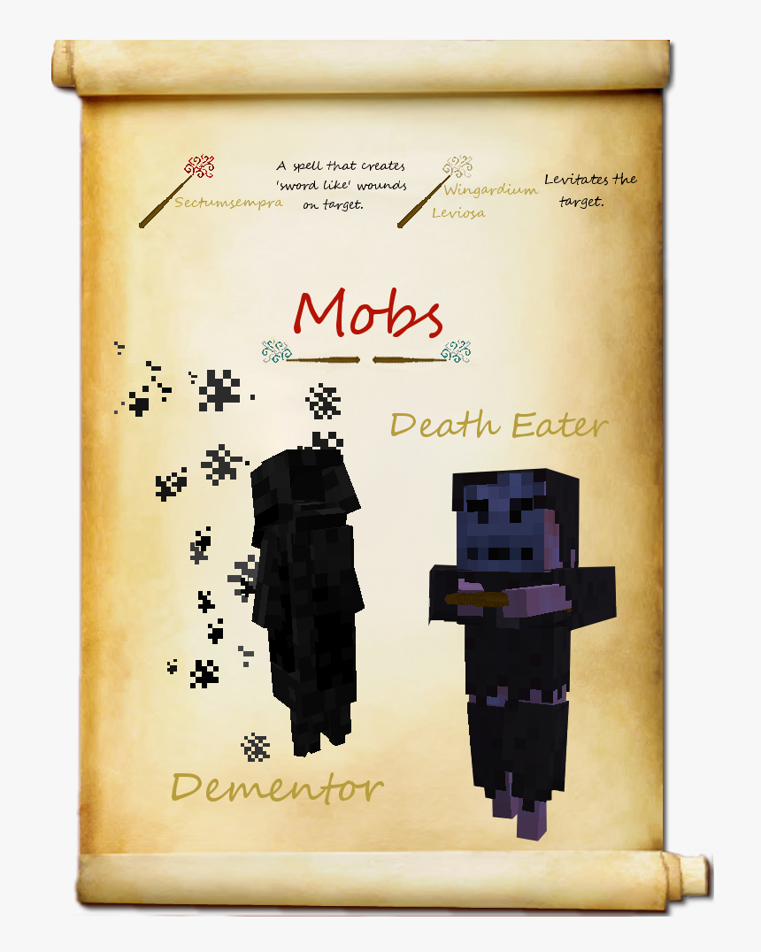 Minecraft Harry Potter Mobs, HD Png Download