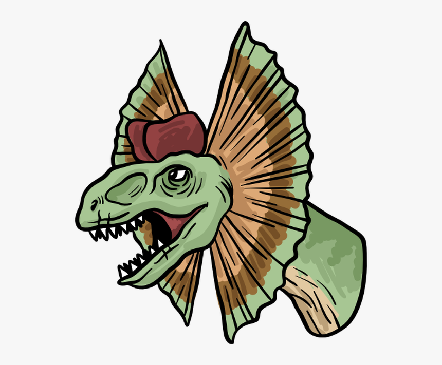 Reptile Horse Illustration Dilophosaurus Mammal Icon - Cartoon, HD Png Download