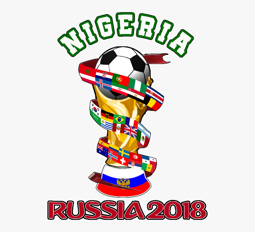 #nigeria #russia #flag #ball #worldcup #worldfootball - Egypt In Russia 2018, HD Png Download