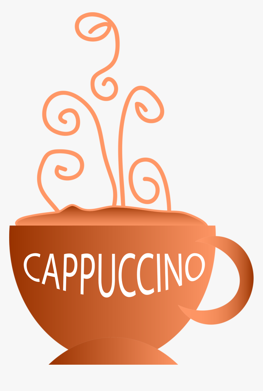 Coffee Clipart Cappuccino - Cappuccino Clip Art, HD Png Download