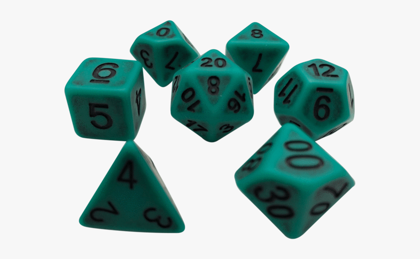 Corroded Green Metal Color - Dice Game, HD Png Download