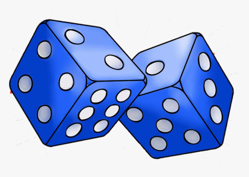 Transparent Dice - Blue Dice Png, Png Download