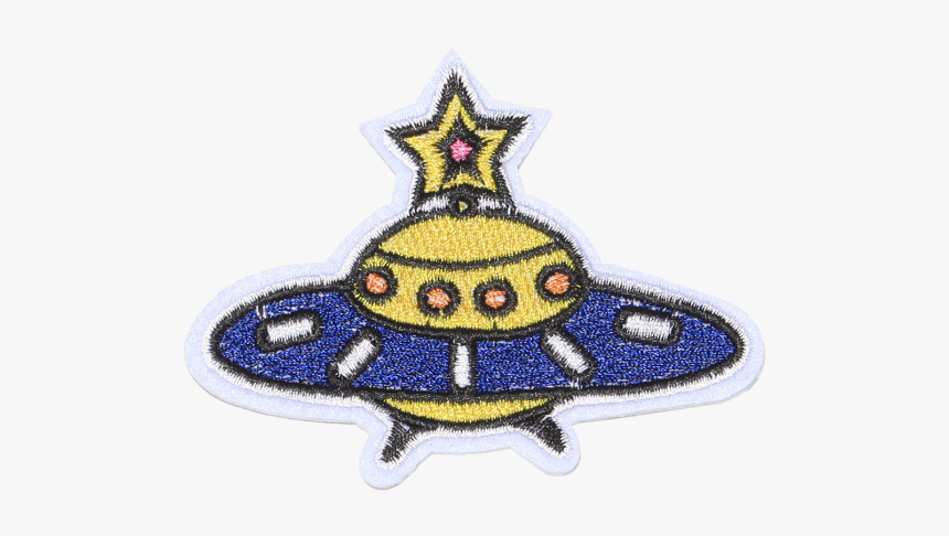 Flying Saucer Embroidered Badges - Emblem, HD Png Download