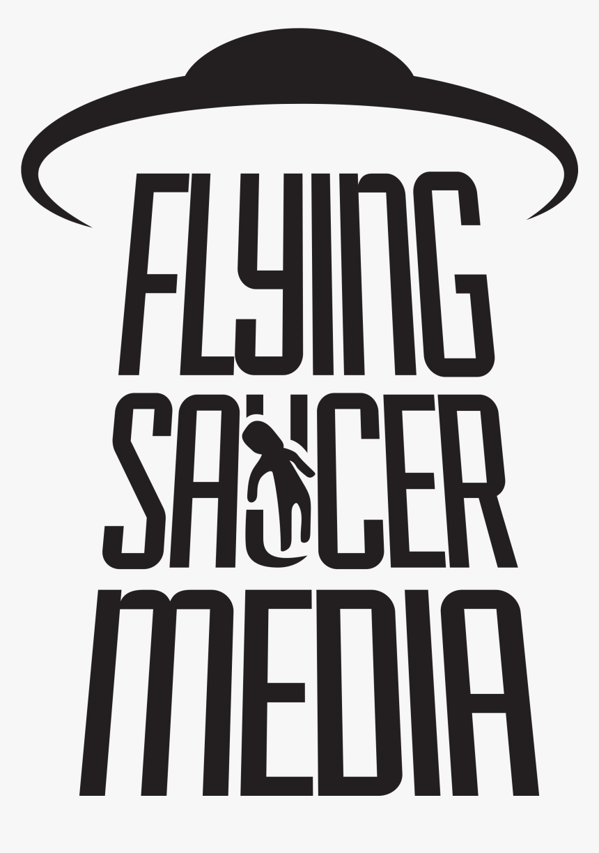 Flyingsaucermedia Logo Black - Illustration, HD Png Download