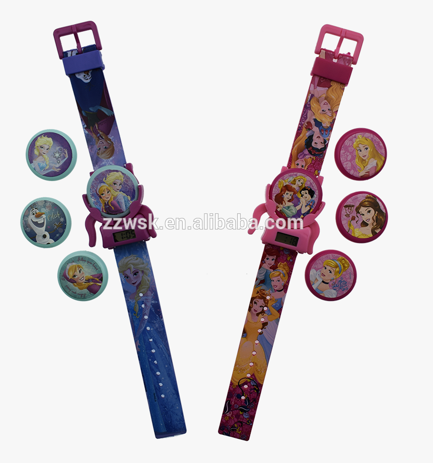 Flying Saucer Cartoon Design Band Watch With Lcd Display - Strap, HD Png Download