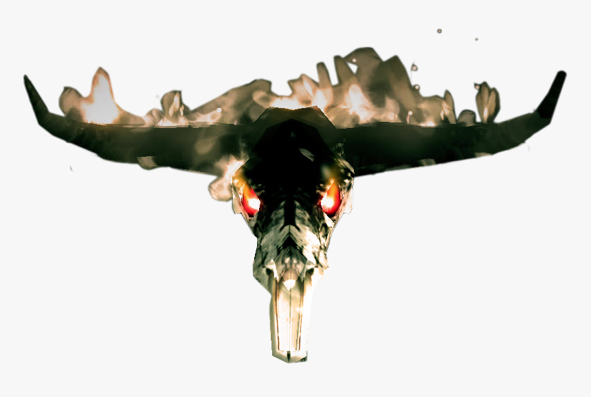 Bull On Fire Png - Deer, Transparent Png