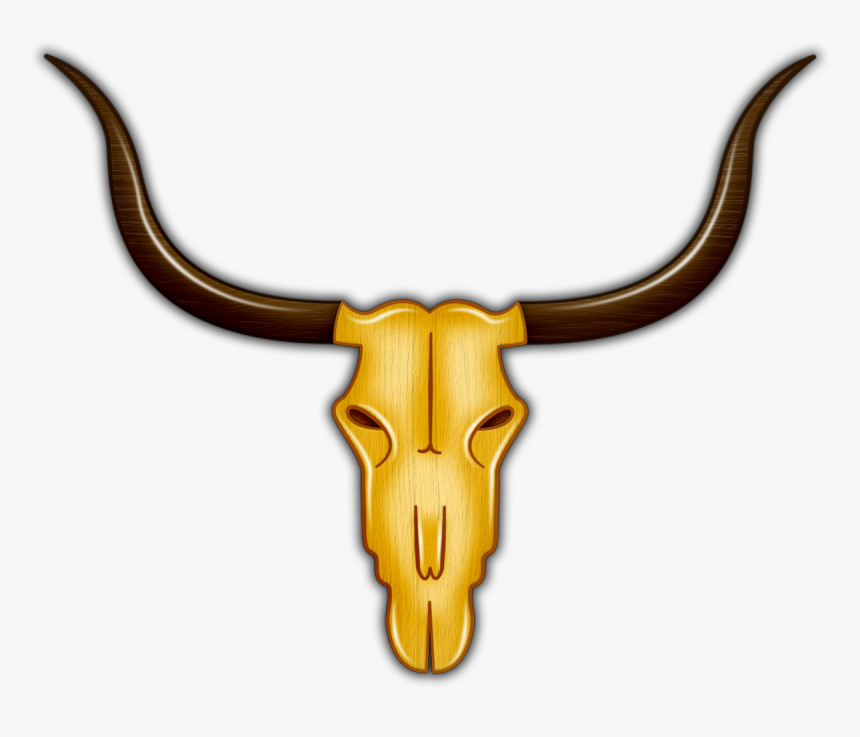 Cattle Antelope Horn Bone Clip Art - Bull, HD Png Download
