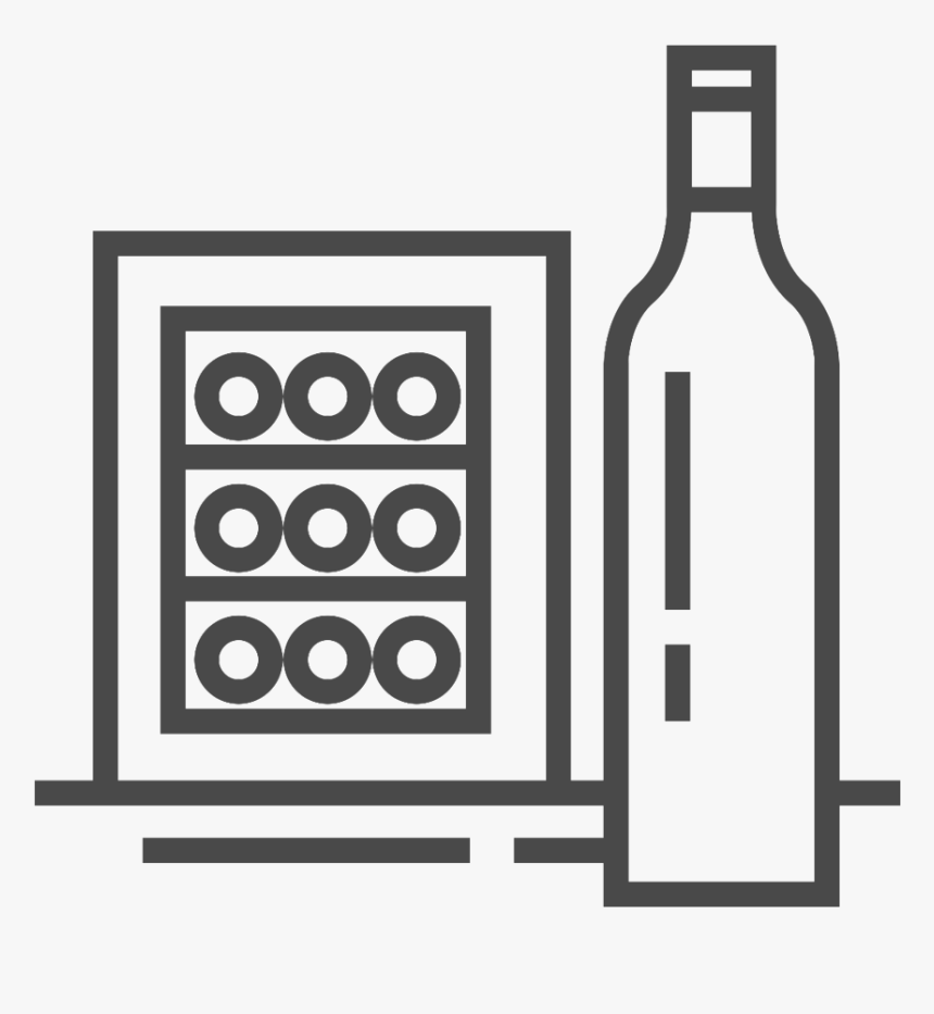 Transparent Wine Glass Icon Png - Glass Bottle, Png Download