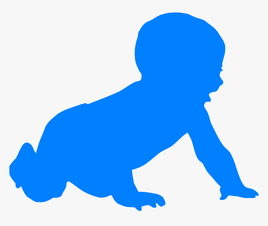 Clip Art Baby Black And White, HD Png Download
