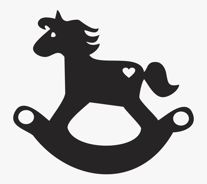 Rocking Horse Silhouette Vector, HD Png Download
