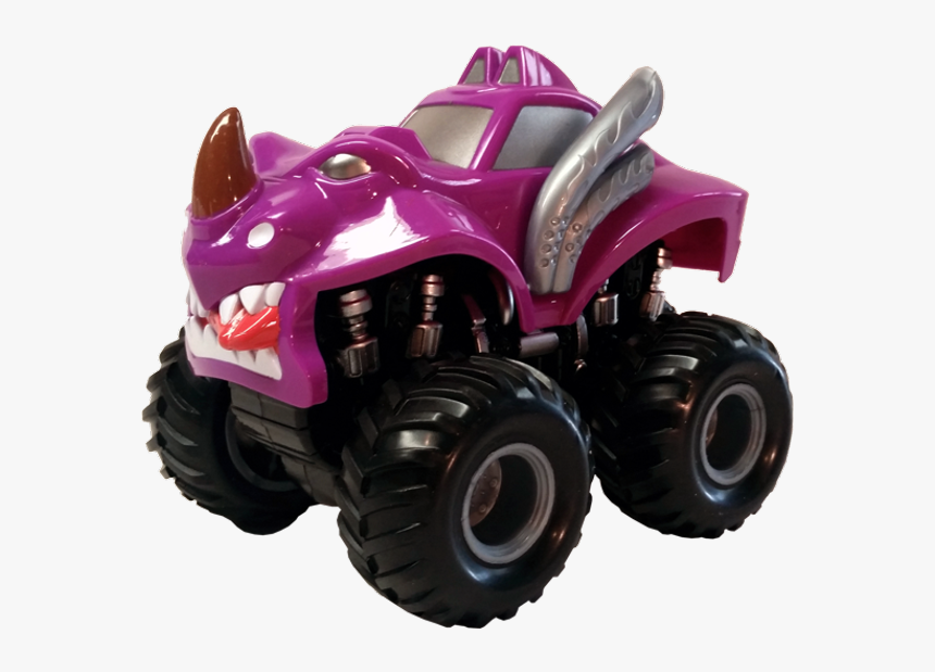 “monster Face” Monster Truck 5″ Race Track Wholesale - Monster Truck, HD Png Download