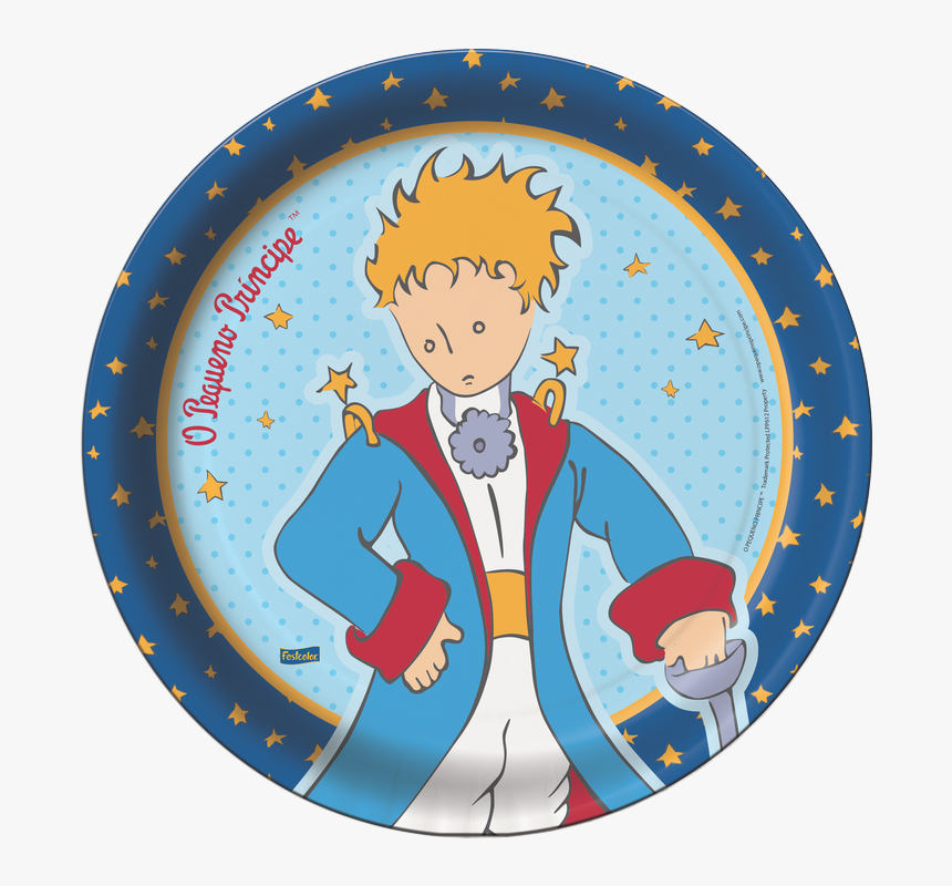 Prato O Pequeno Príncipe - Pratos De Aniversário Do Pequeno Príncipe, HD Png Download