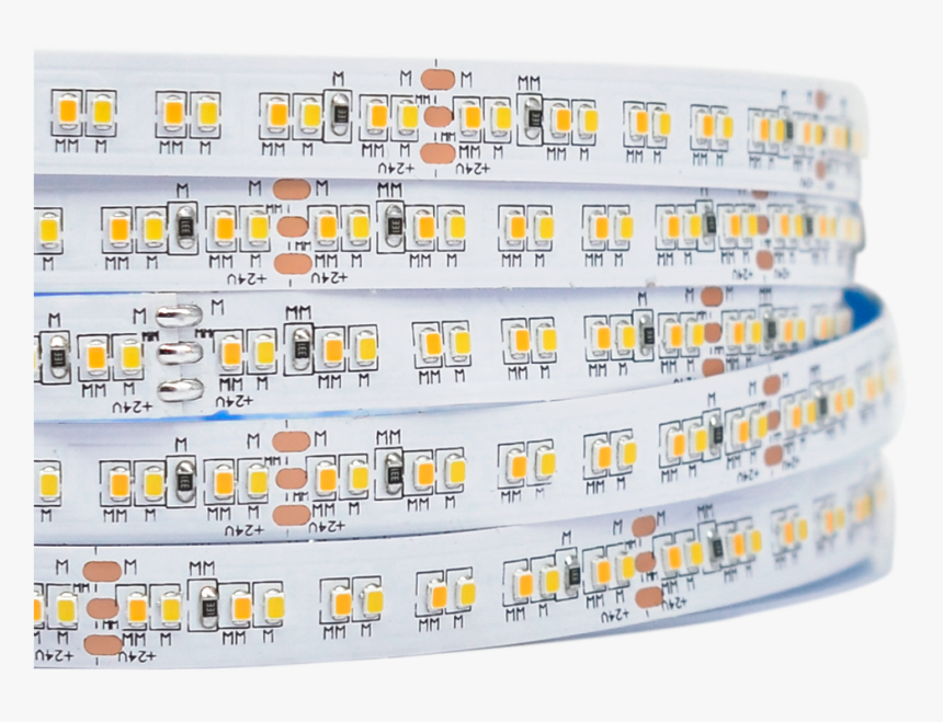 High Cri 95 Smd2216 Cct Daylight /warm White 240leds/m - Orange, HD Png Download
