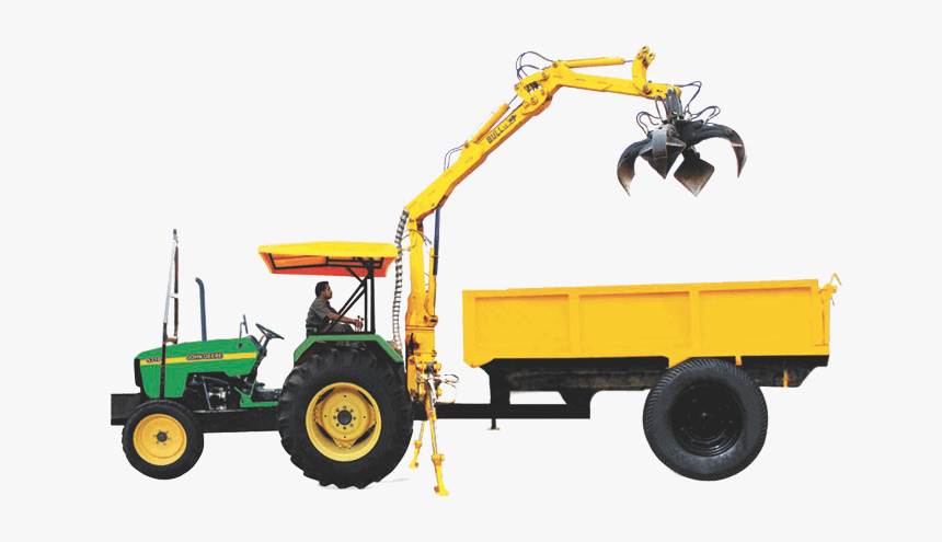 Tractor Trailer Radial Loader - Tractor Trailer Hd, HD Png Download