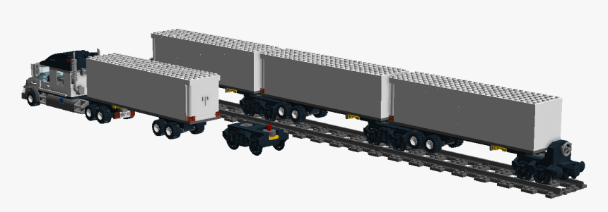 Train Rail Transport Rolling Stock Semi-trailer Truck - Railroad Car, HD Png Download