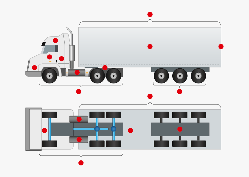 Trailer Truck, HD Png Download