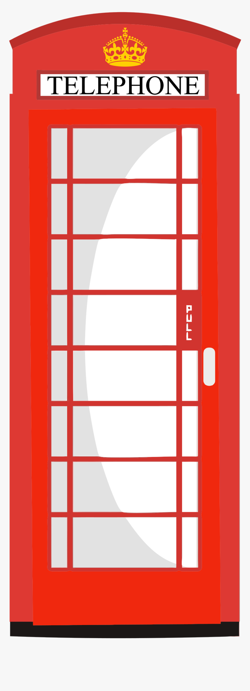 Transparent Red Phone Png - London Telephone Booth Clipart, Png Download