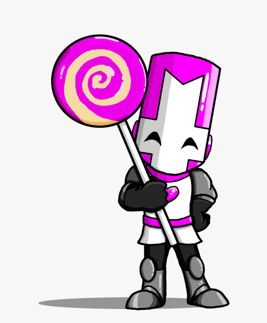 Castle Crashers Pink Knight By Angryoldbat-d6qyx9s, HD Png Download