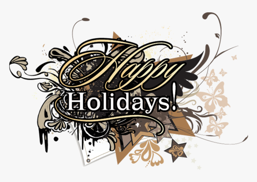 Transparent Happy Holidays Text Png, Png Download