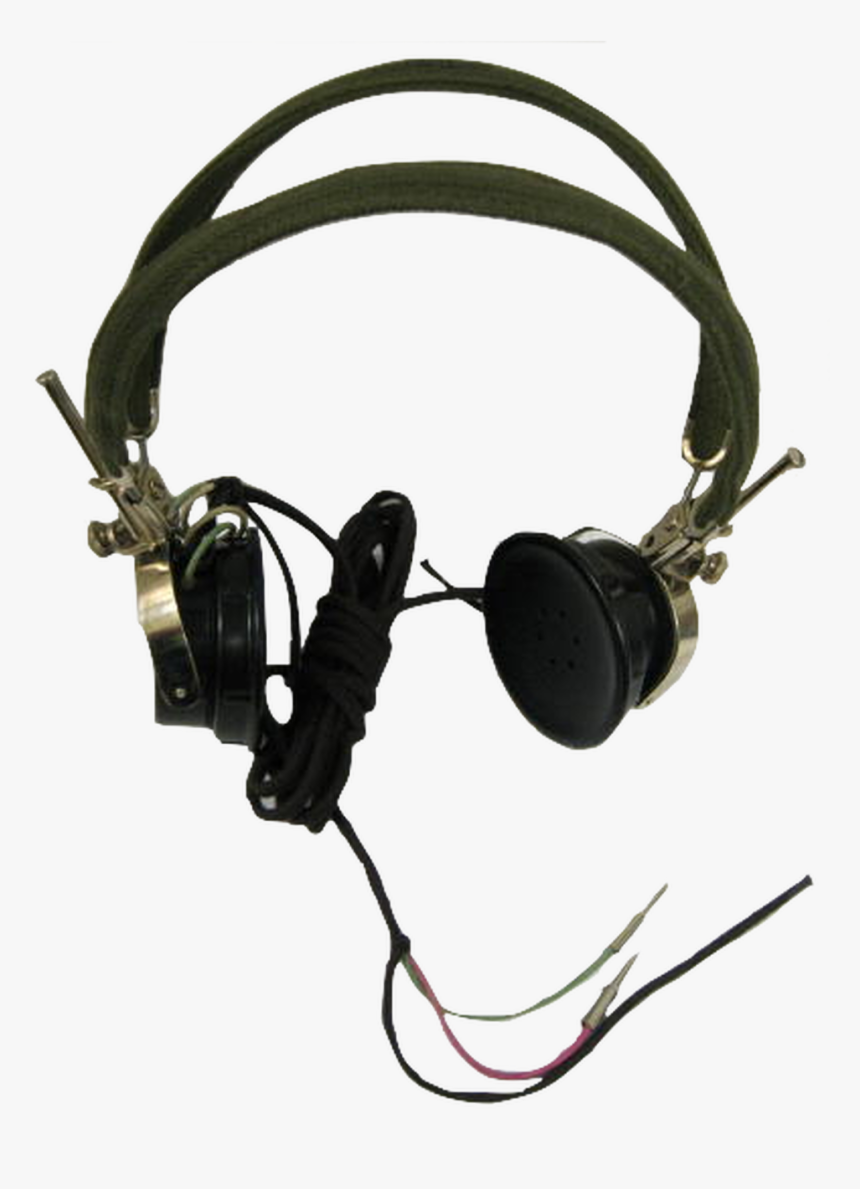 Vietnam Era Headset, Electrical Hs-16a - Headphones, HD Png Download