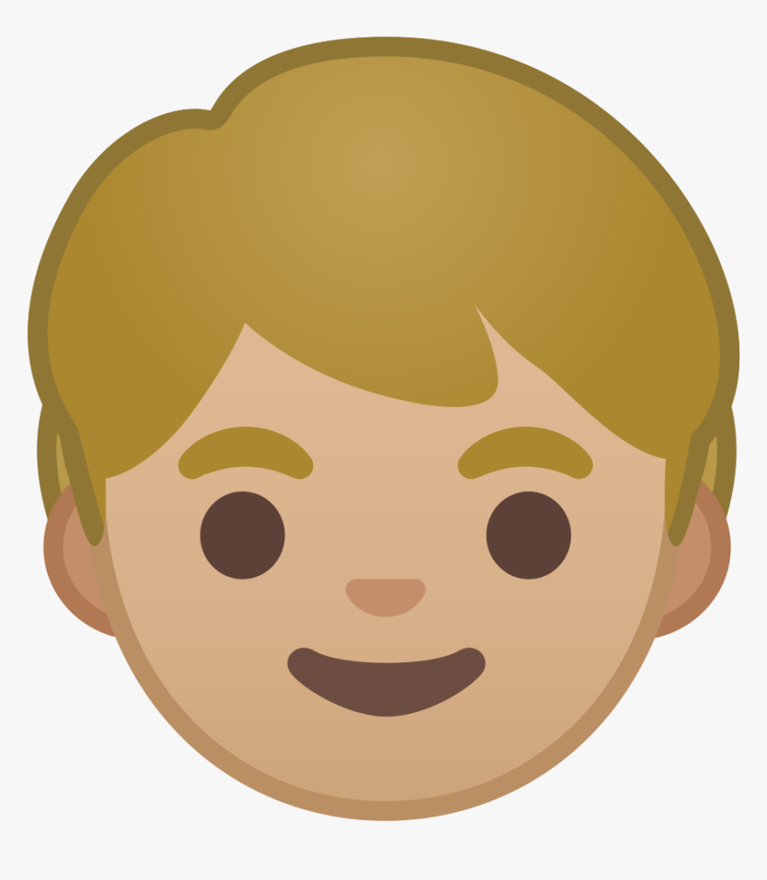 Child Medium Light Skin Tone Icon - Niño Emoji Png, Transparent Png