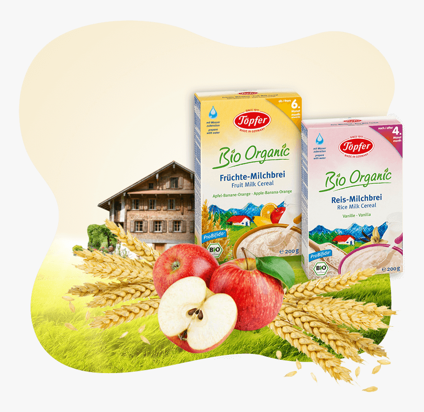 Organic Baby Cereal - Topfer Baby Food, HD Png Download