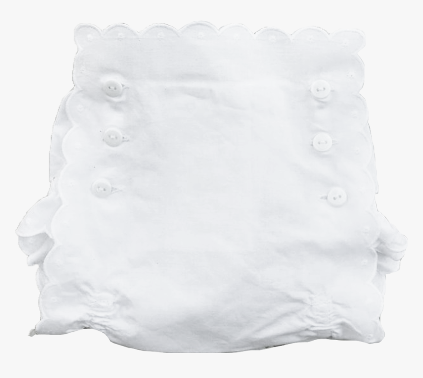 Blank Scalloped Fancy Bloomers - Wool, HD Png Download