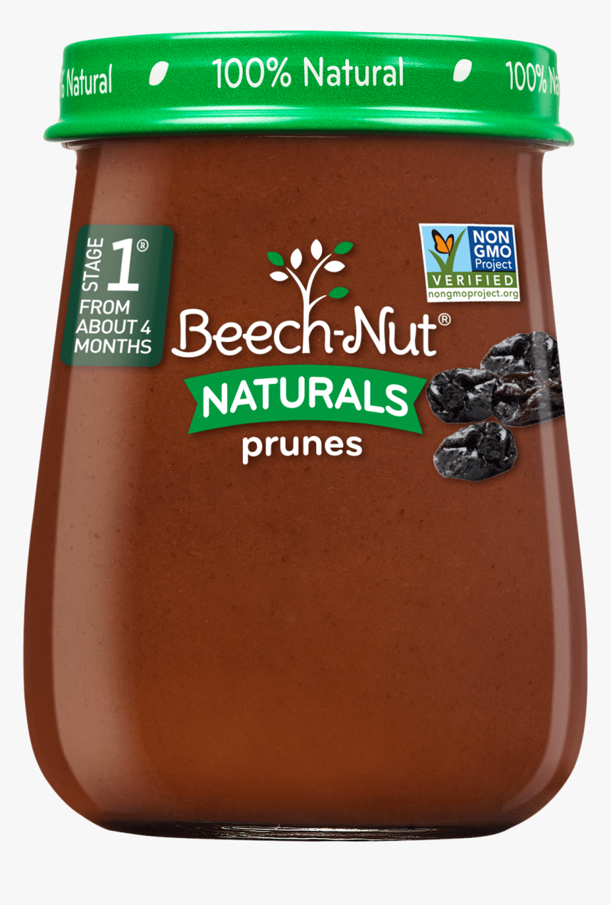 Naturals Prunes Jar - Beech Nut Baby Food Prunes, HD Png Download