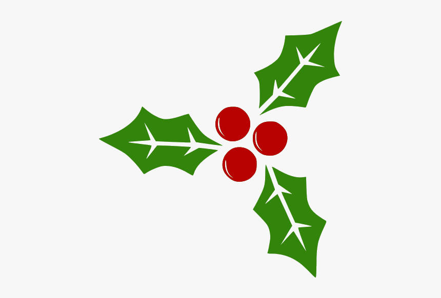 Holly Leaf Berry American Common Green Transparent - 5 Days Til Christmas, HD Png Download