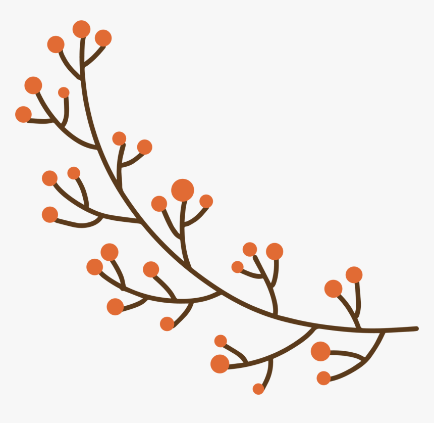 Transparent Holly Berries Clipart - Fall Berries, HD Png Download