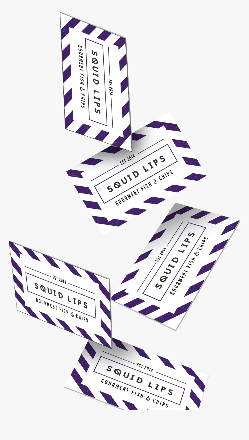 Falling Business Cards - Label, HD Png Download