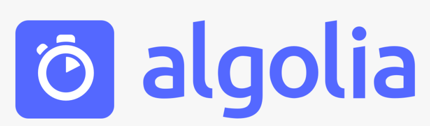 Logo Algolia Nebula Blue Withspaces@2x - Logo Svg Algolia Logo, HD Png Download
