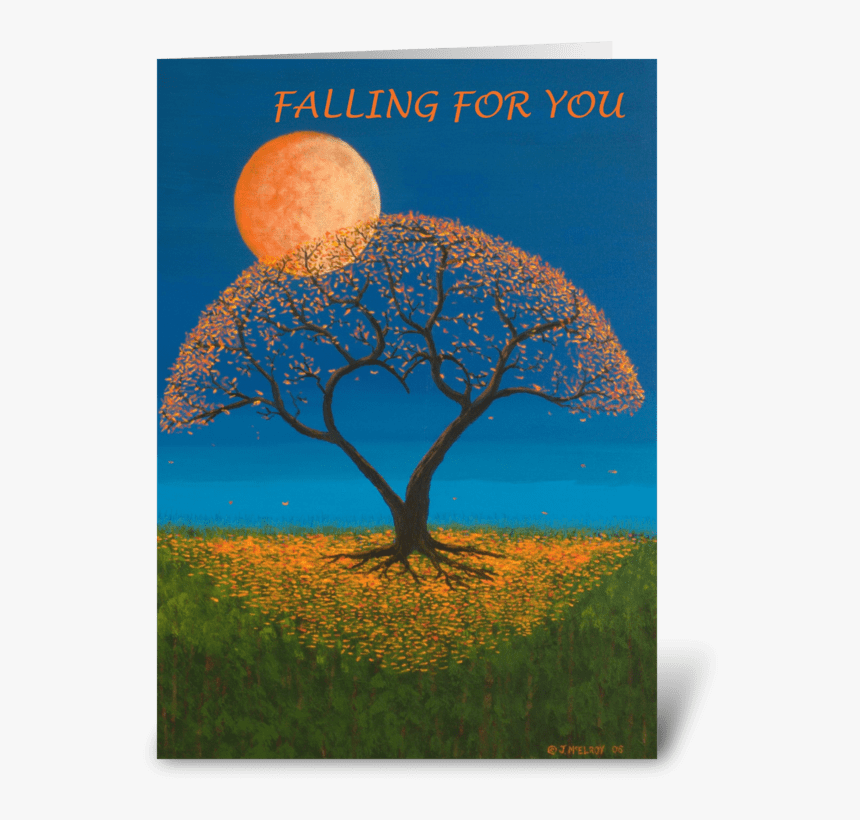 Falling For You Greeting Card - Falling For You, HD Png Download